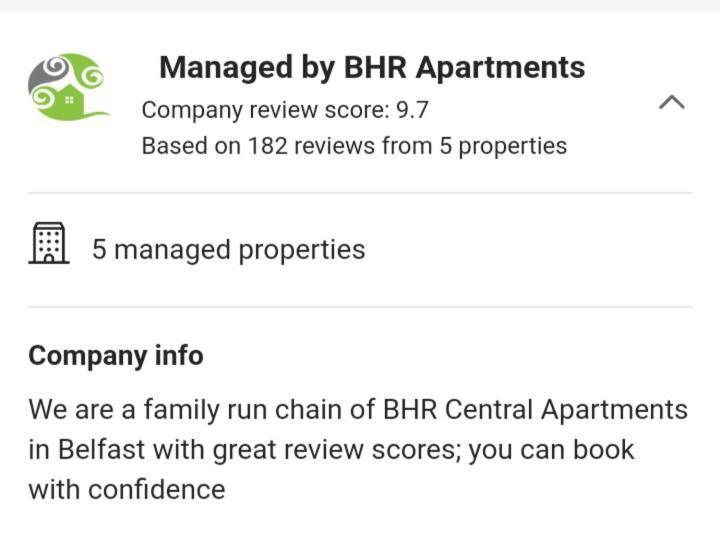 Very Central Location- Free Parking - 2 Bedrooms 贝尔法斯特 外观 照片
